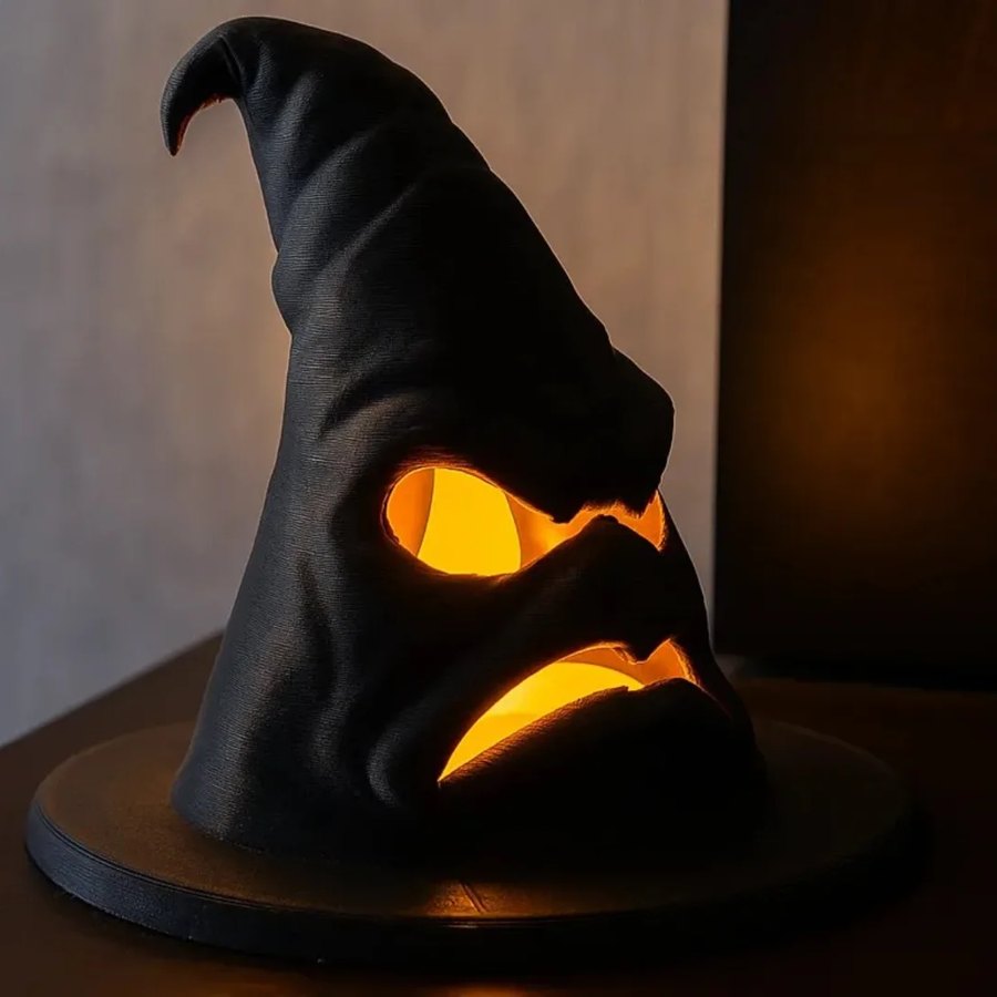 Sombrero mágico con luz interior impreso en 3D
